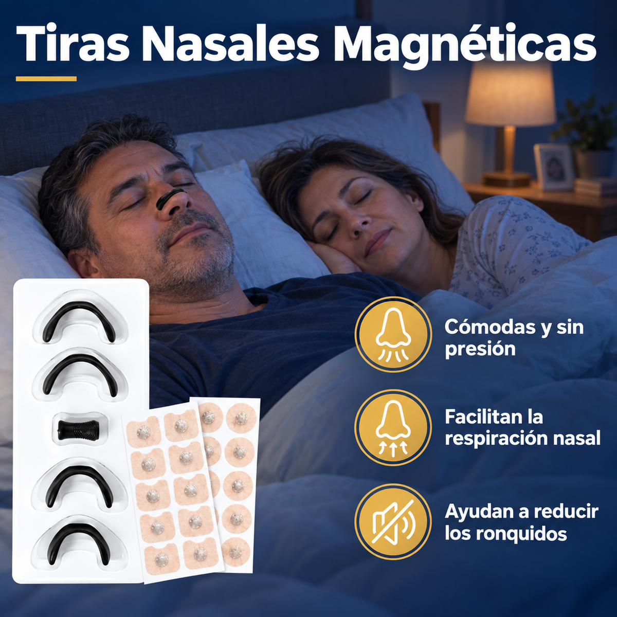 😴TIRAS NASALES ANTIRONQUIDOS❤️💤